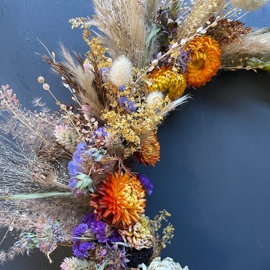 Dried Flower Autumnal Wreath Workshop - Fri 18th October