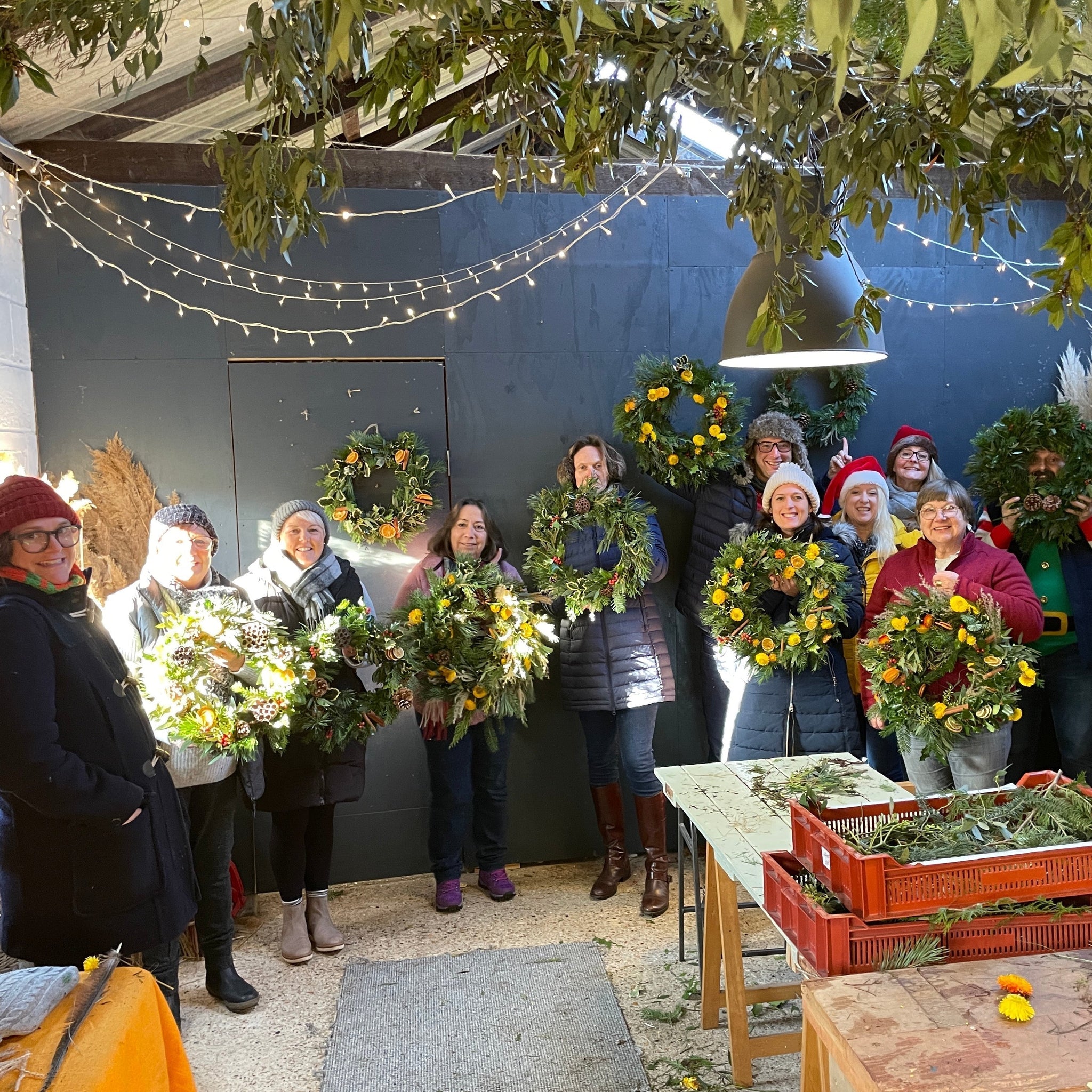 Christmas Wreath Workshop 9a! Fri 8th Dec - 10.30am